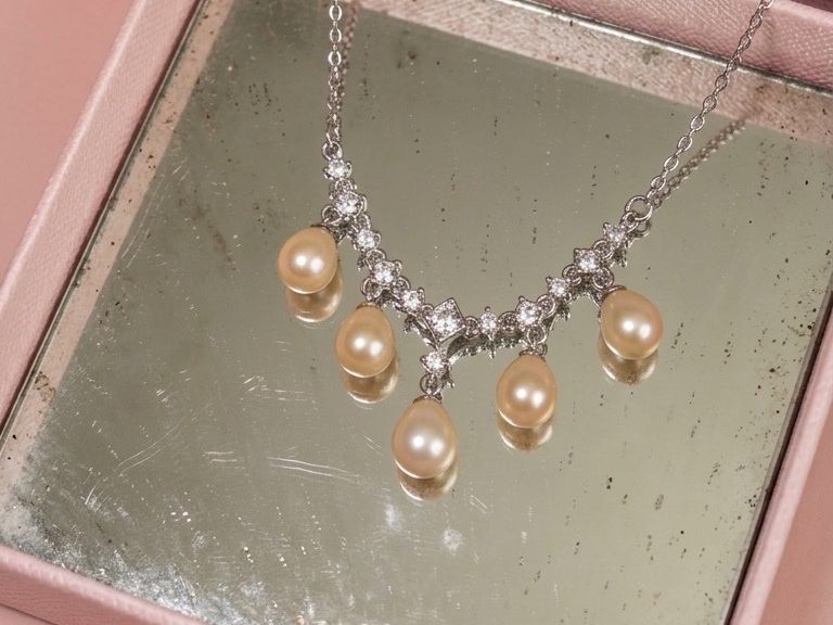 Catenine: Collier Perles de Reine – Nuovo e nell'imballaggio originale da St-Maurice venduto da Sandrinette123 5