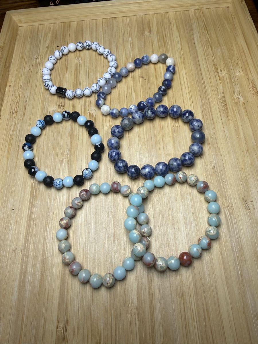 Bracciali & Braccialetti: Beaded Bracelets Set Natural Stone Beads 6pcs New – Nuovo (secondo la descrizione) da Wald ZH venduto da Carloiten