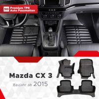 5D Premium Auto Fussmatten für Mazda CX 3 Baujahr ab 2015
