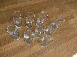 9 Long-Drink Gläser  / schmale Gläser  neu/neuwertig