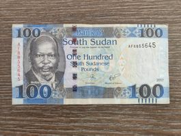 Südsudan 100 Pounds 2017 !!!!!!