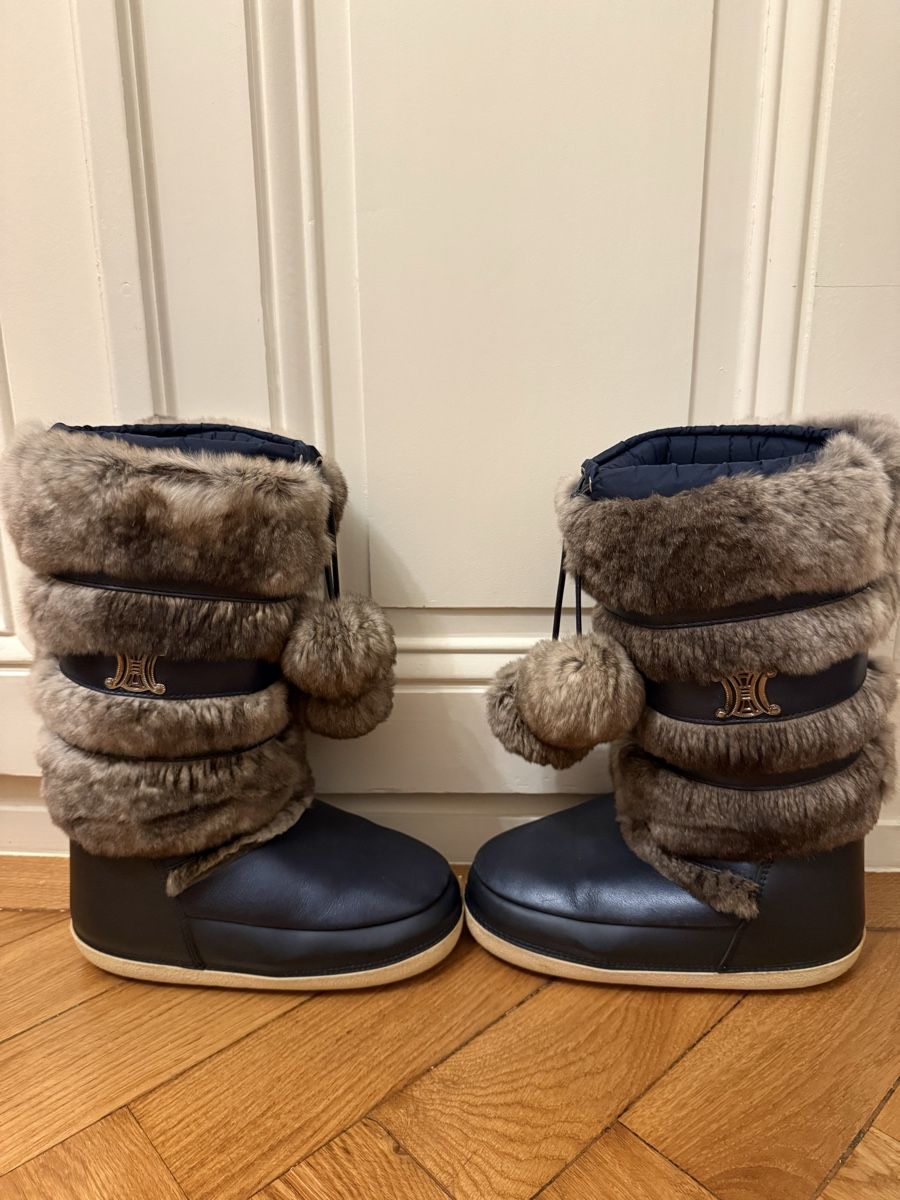 Celine Scarpe da donna: Celine fur snow boots – Usato da Genève venduto da din_8xv2 5