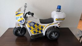 Kinder Polizeimotorrad mit Akku und Ladegerät