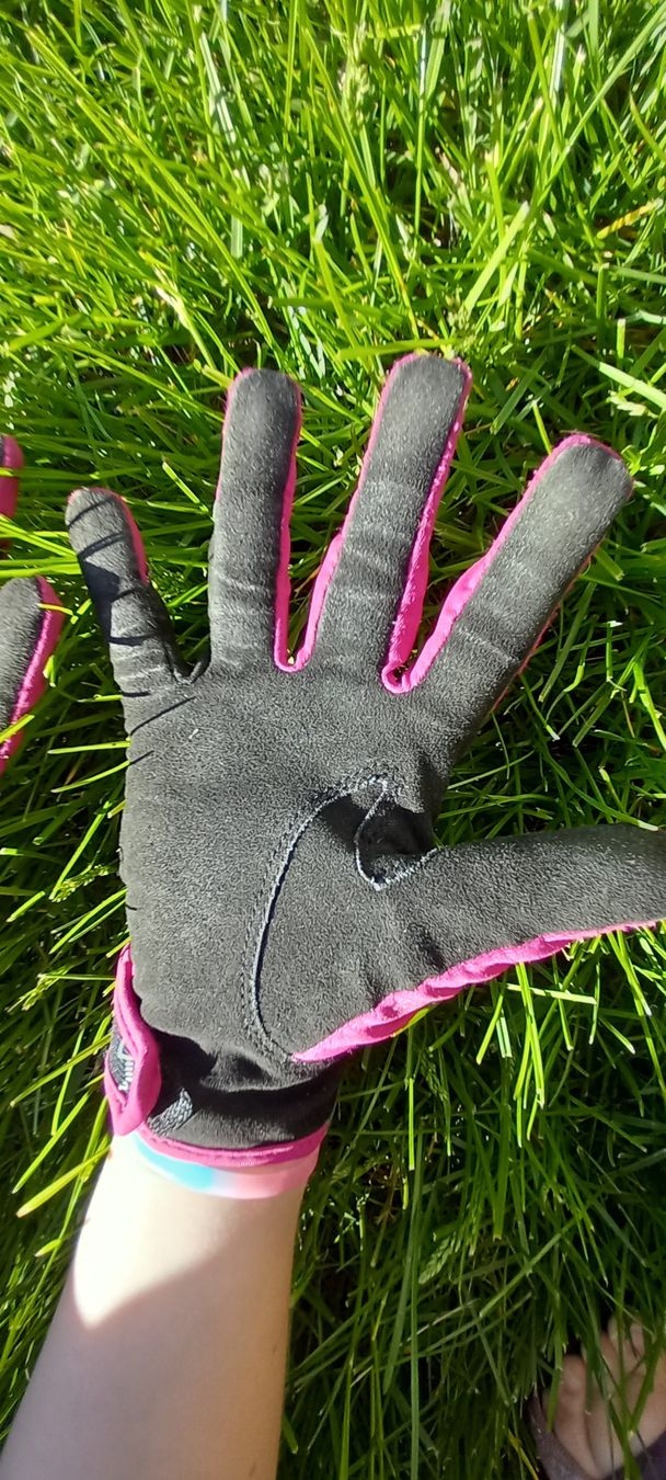 Roeckl Guanti: Kinder Reithandschuhe Pink – Usato da Bünzen venduto da kalink 2