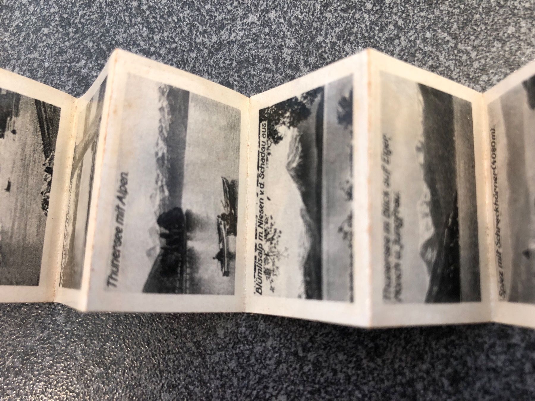 Ansichtskarten: GRUSS vom THUNERSEE - rare LEPORELLO- Ansichtskarte – Gebraucht aus Winterthur von SchatzchischtliWinti 3