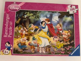 Ravensburger Puzzle, 100 Teile, Schneewittchen - Komplett!