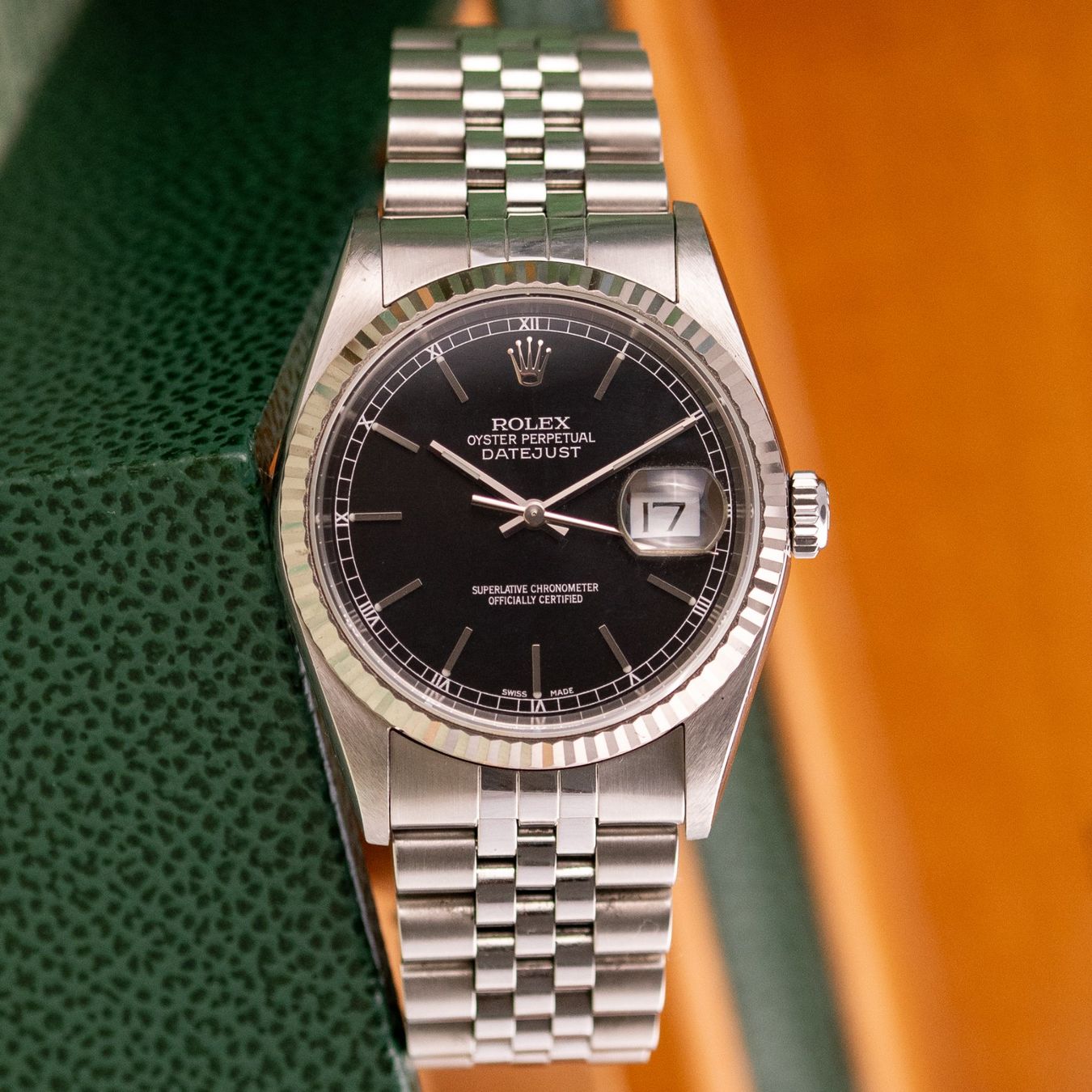 Rolex Orologi: Rolex Datejust 36 / 16234 / Black Dial / 2002 / Full Set – Usato da Luzern venduto da PrimeSwissTime