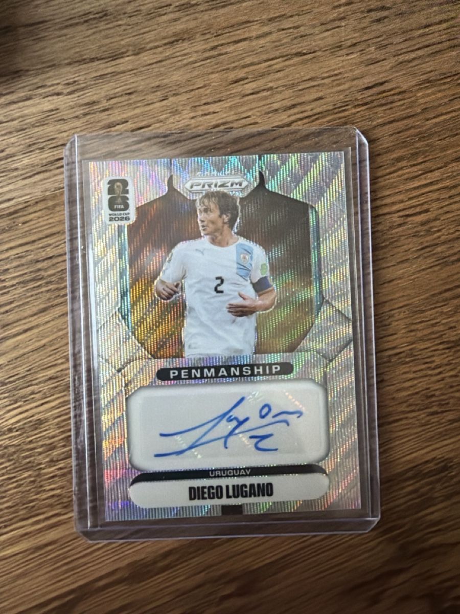 Panini Carte collezionabili: Uruguay World Cup 2026 Prizm Monopoly Auto Numbered – Usato da Praz (Vully) venduto da ShoreCards 2