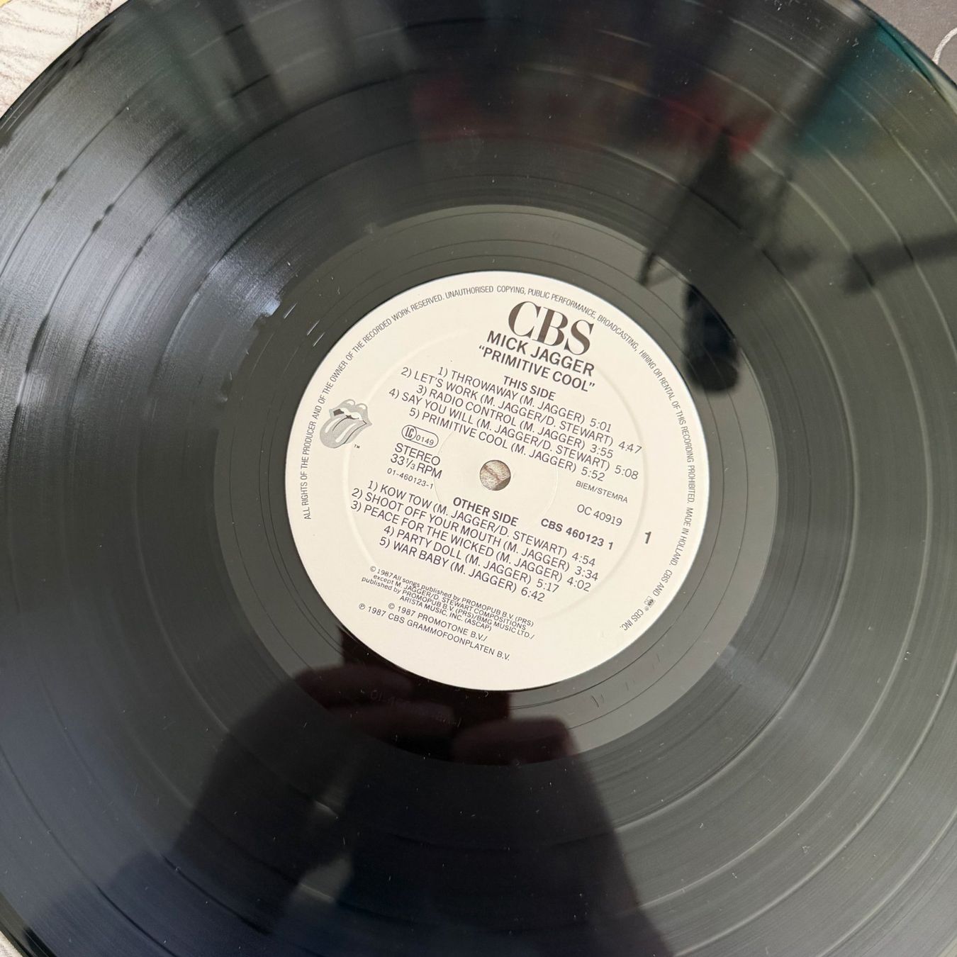 Dischi in vinile: Mick Jagger - Primitive Cool (LP) – Usato da Nänikon venduto da marcusg70 2