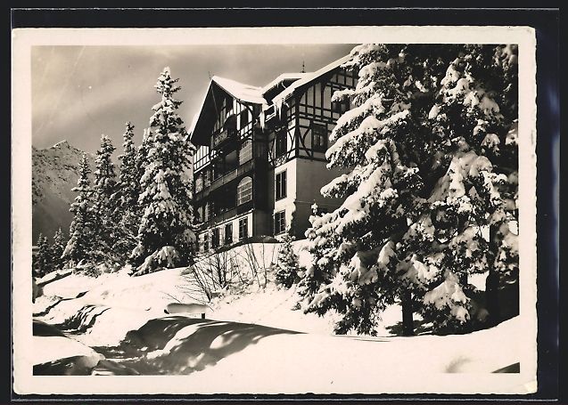 Cartoline postali: Arosa, Kinder-Kurheim Dr. Pedolin im Win – Usato da Berlin venduto da bartko-reher