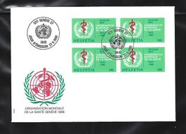 1975 - FDC / das offizielle Signet der OMS (VI-OMS)
