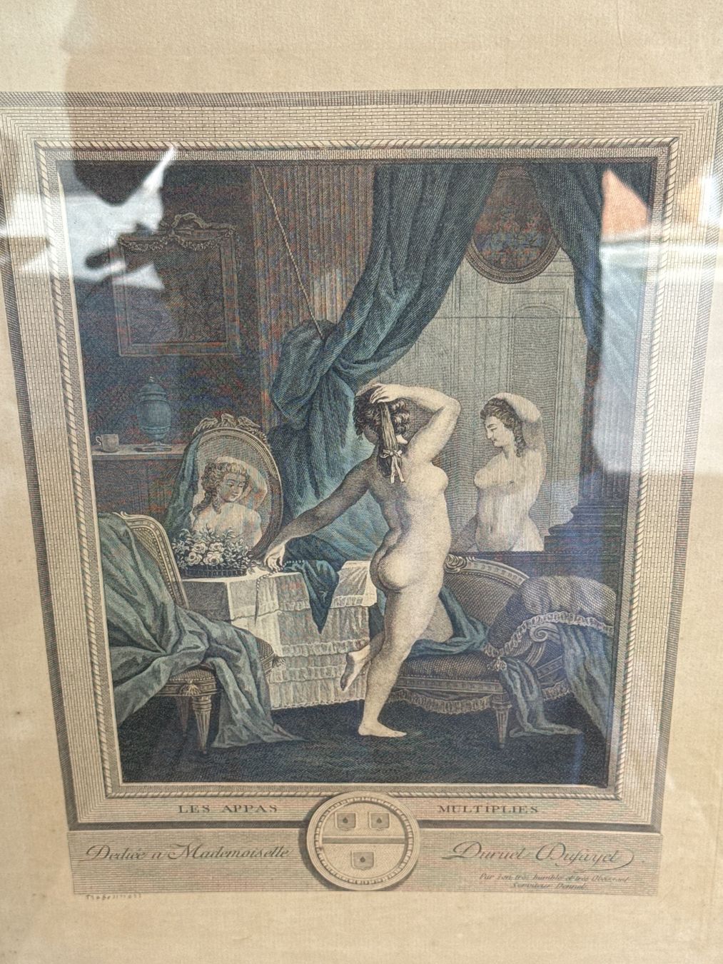 Incisioni: Superbe gravure "Les Appas Multipliés" – Usato da Erde venduto da CBarts 1