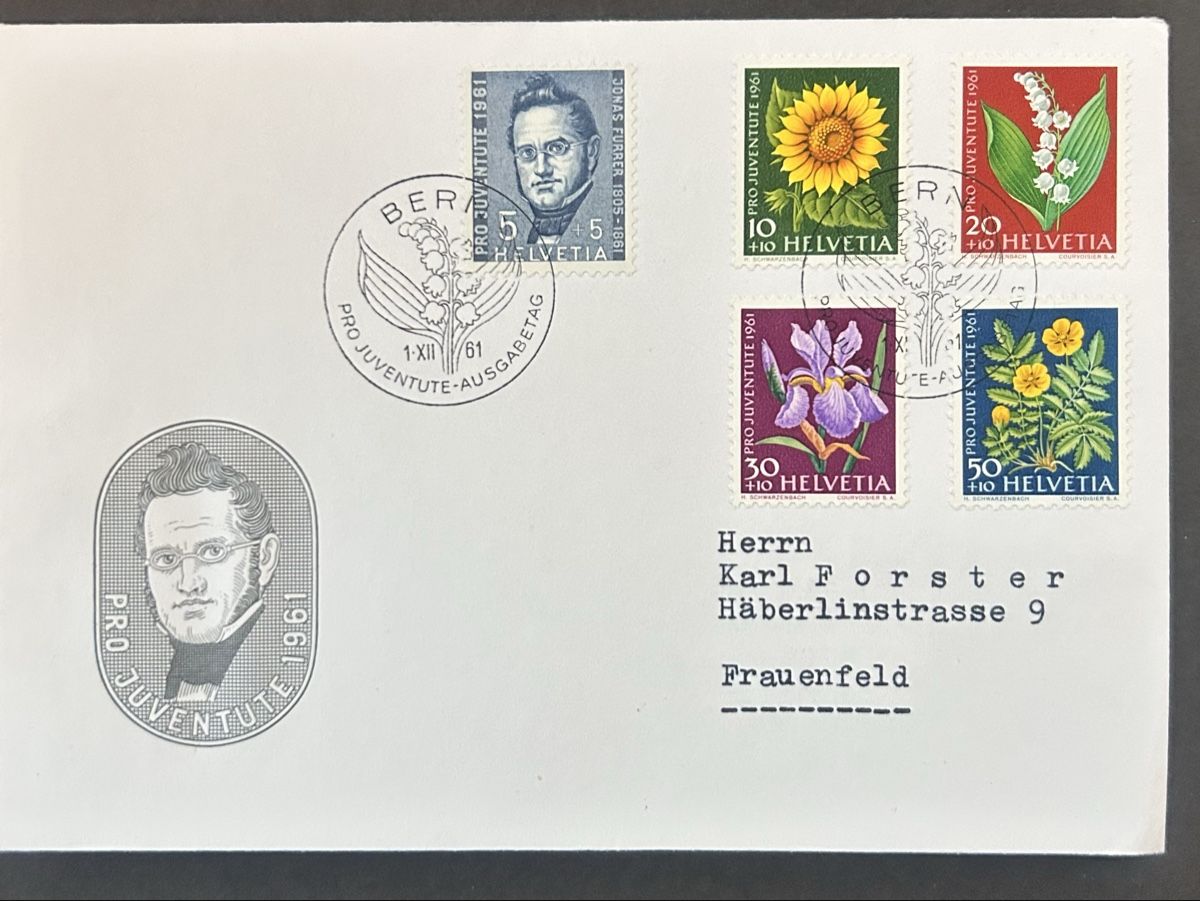 Buste & buste per spedizione: Pro Juventute FDC 1961 – Nuovo (secondo la descrizione) da Hermance venduto da Chris698