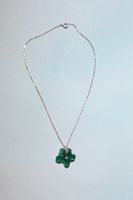 Sisi Joia flower necklace green