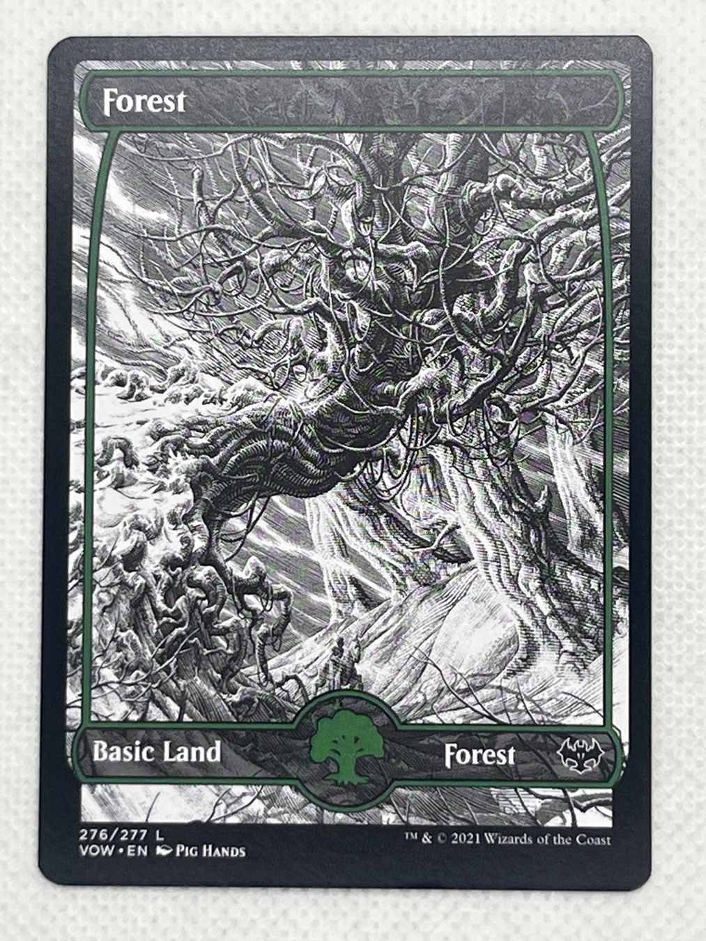 Magic The Gathering Carte collezionabili: Magic the Gathering Karte - Forest VOW 276/277 L Basic – Usato da Hinterkappelen venduto da Kim1992
