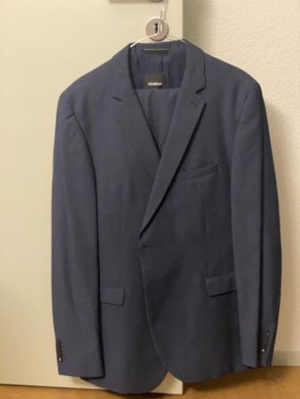 Strellson Herrenanzug Gr. Jacke 54 & Hose 52 dunkelblau