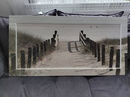 Bild Steg zum Meer und Schiff