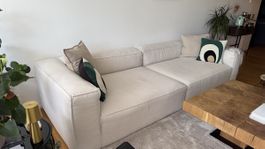 Grand 4 Seater Sofa, Moon White - Great Condition!