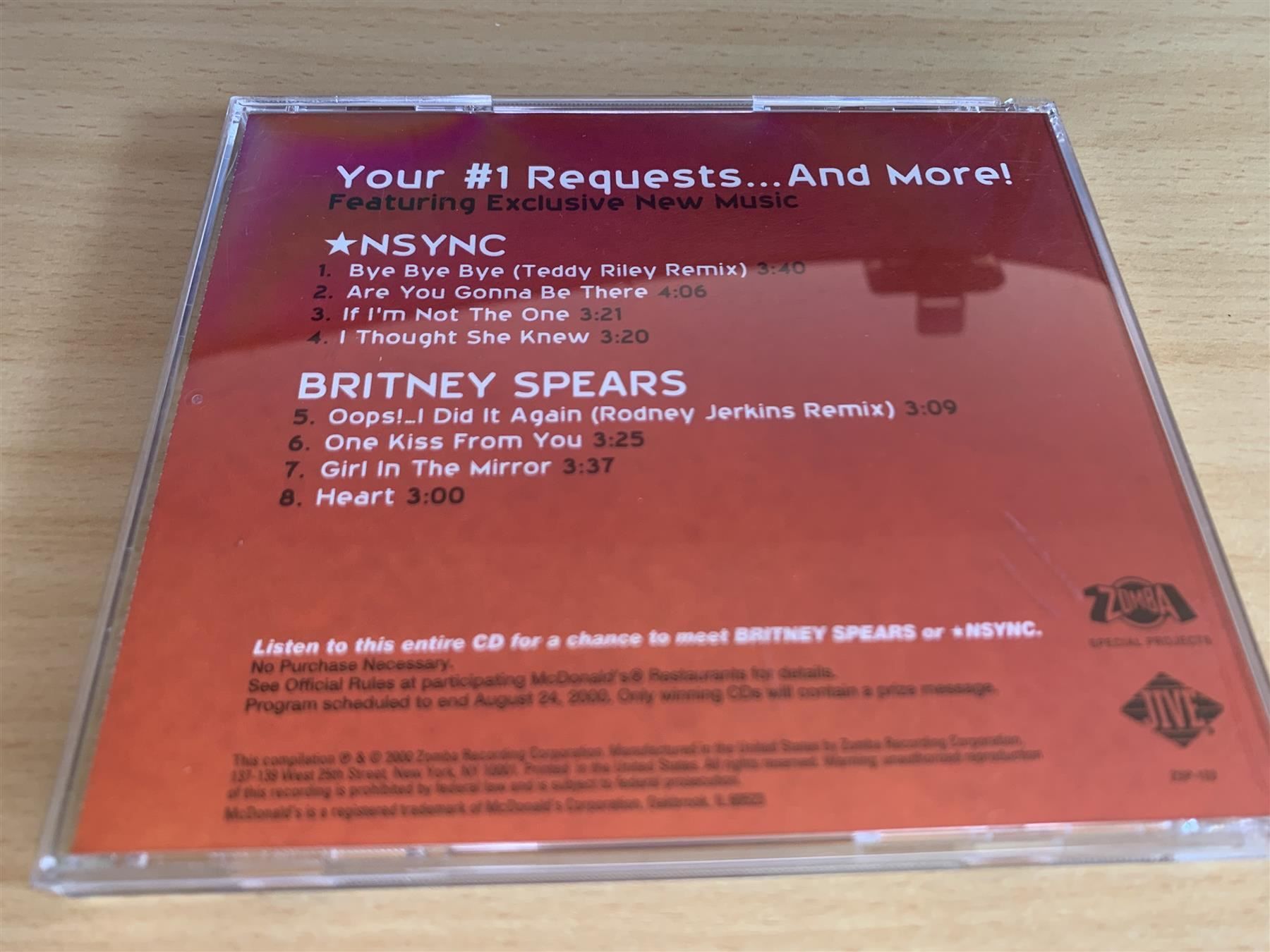 CD: *NSYNC / Britney Spears – Your #1 Requests...And More! – Usato da Rikon im Tösstal venduto da Alpenmutz 1