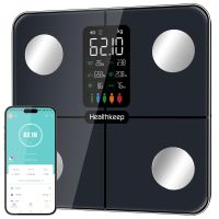 Körperanalysewaage Körperfettwaage App 15 Werte bis 180kg