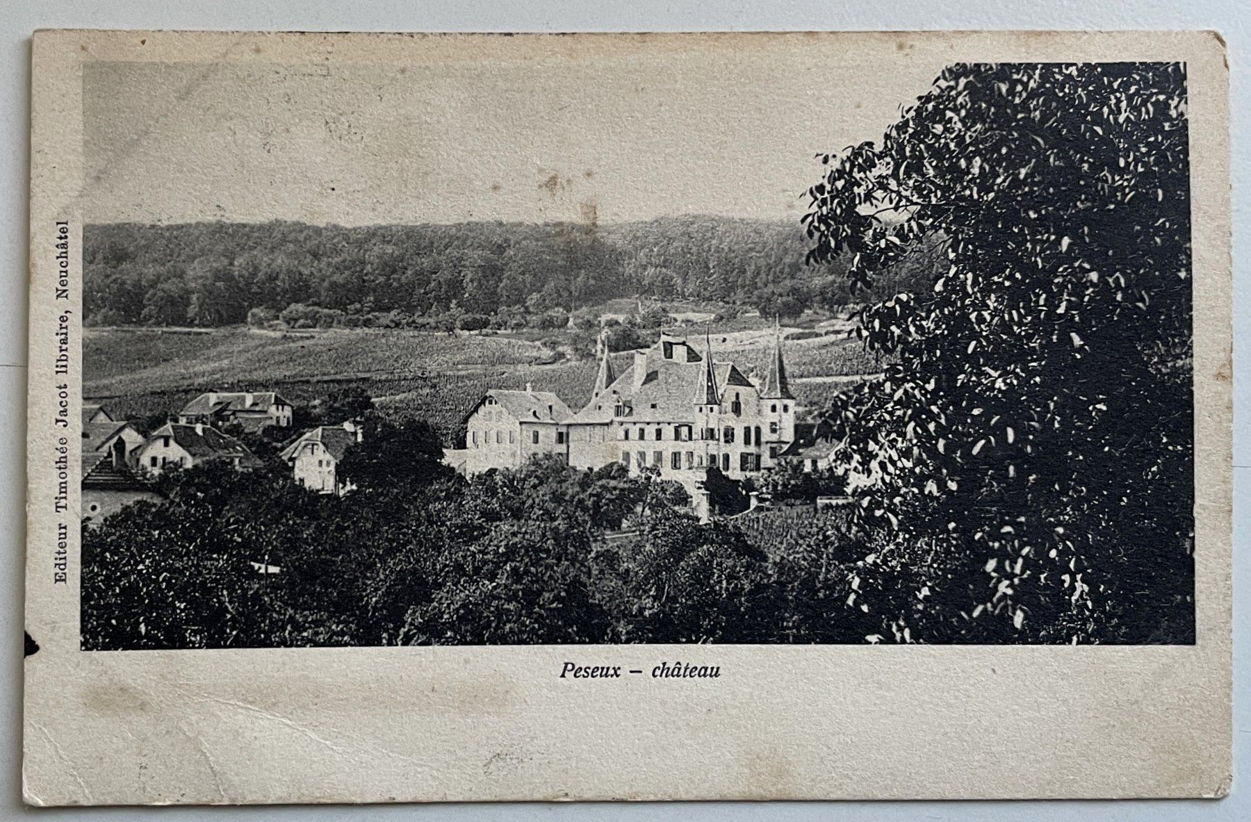Cartes postales: Peseux - Château – D'occasion à Savagnier par Ne2065