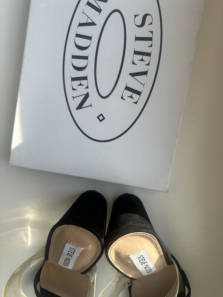 Steve Madden Scarpe da donna: Black transparent heels Steve Madden size 39 – Usato da Uster venduto da Monika_OB 3