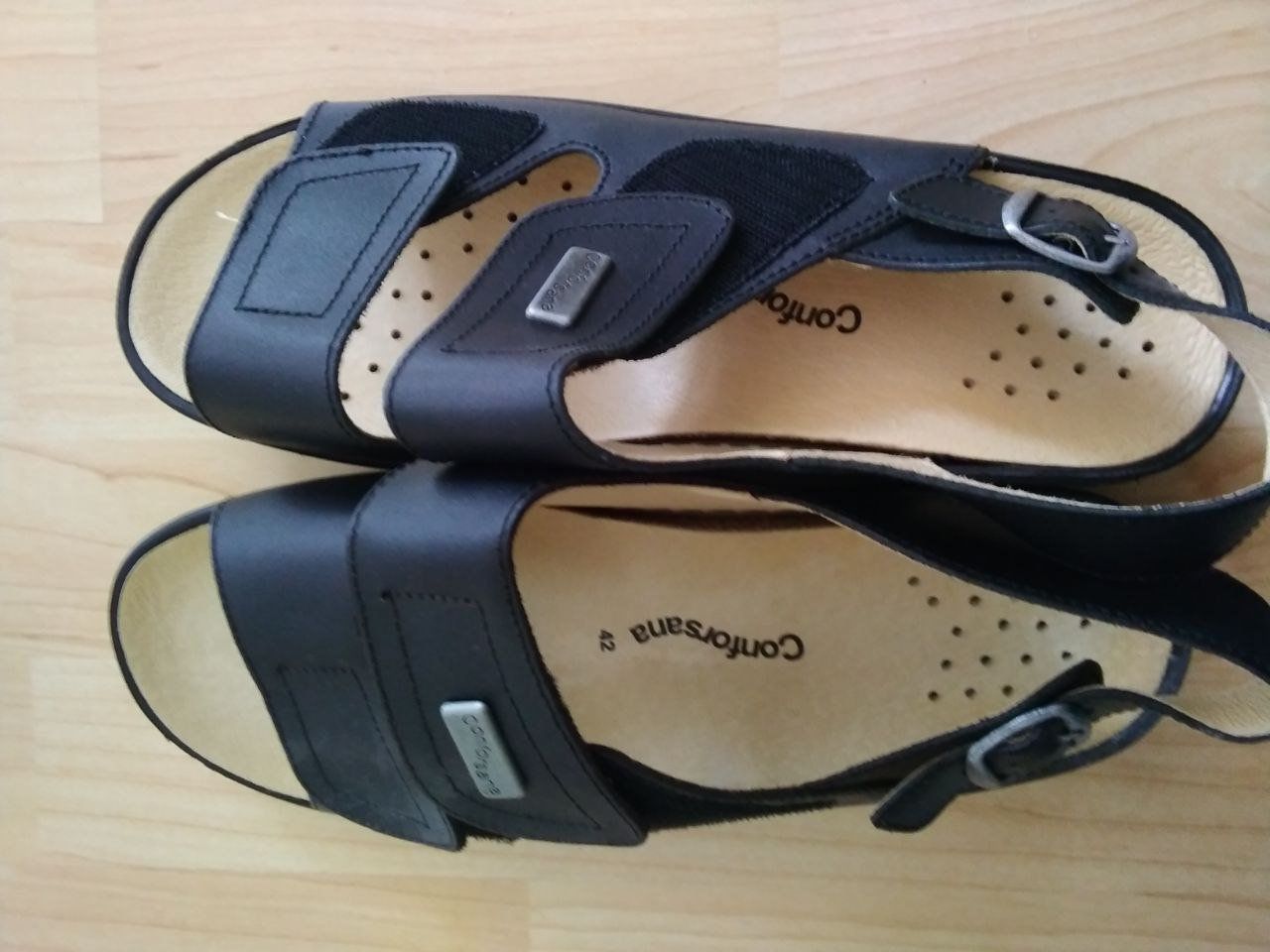 Damenschuhe: Conforsana Sandalen, Gr. 42, schwarz – Neu (gemäss Beschreibung) aus Horgen von mar_8rbw 1