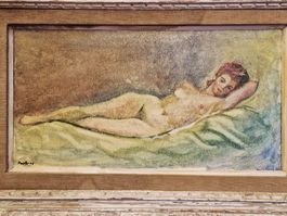 (Paolo) Gemälde Liegender weiblicher Akt