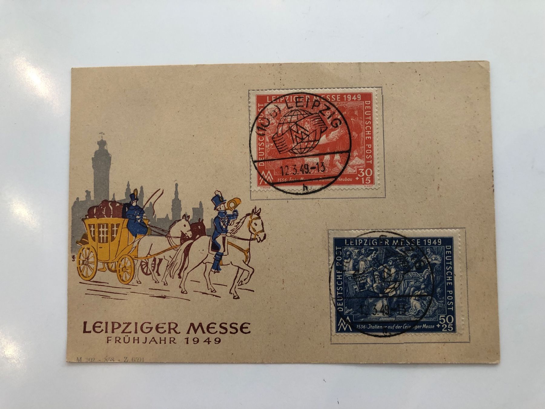 Tutti i francobolli: 4 MESSEKARTEN AUSTRIA 1948-51 – Usato da Lufingen venduto da Rac0 2