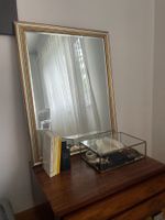 Miroir cadre doré style classique occasion