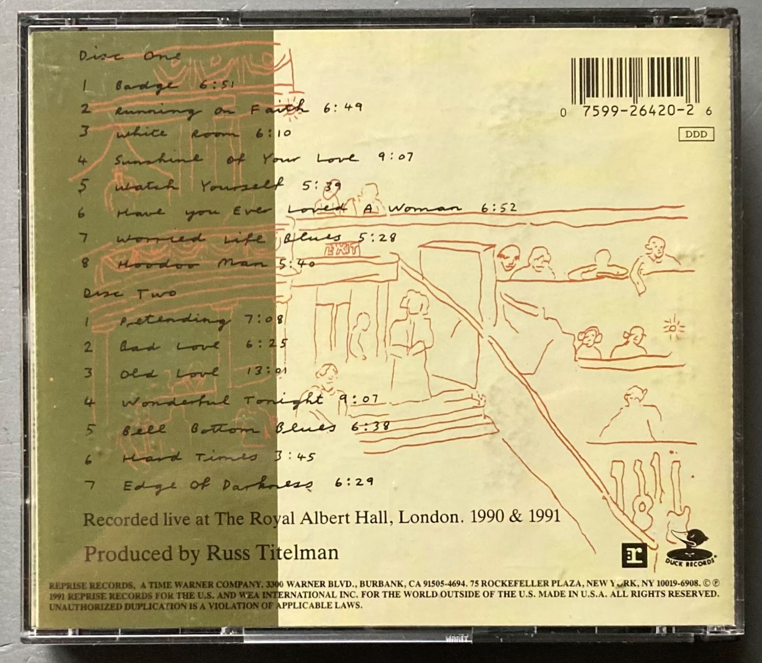 CDs: ERIC CLAPTON - 24 NIGHTS – Gebraucht aus Poliez-Pittet von Newtown-Records 1