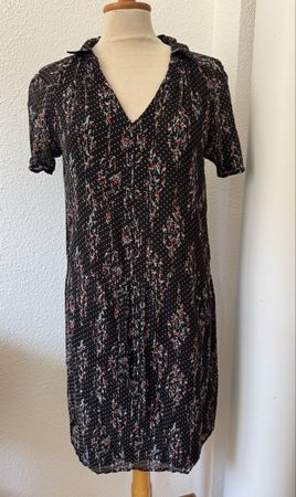 Robe One Step noire à pois - Taille 36