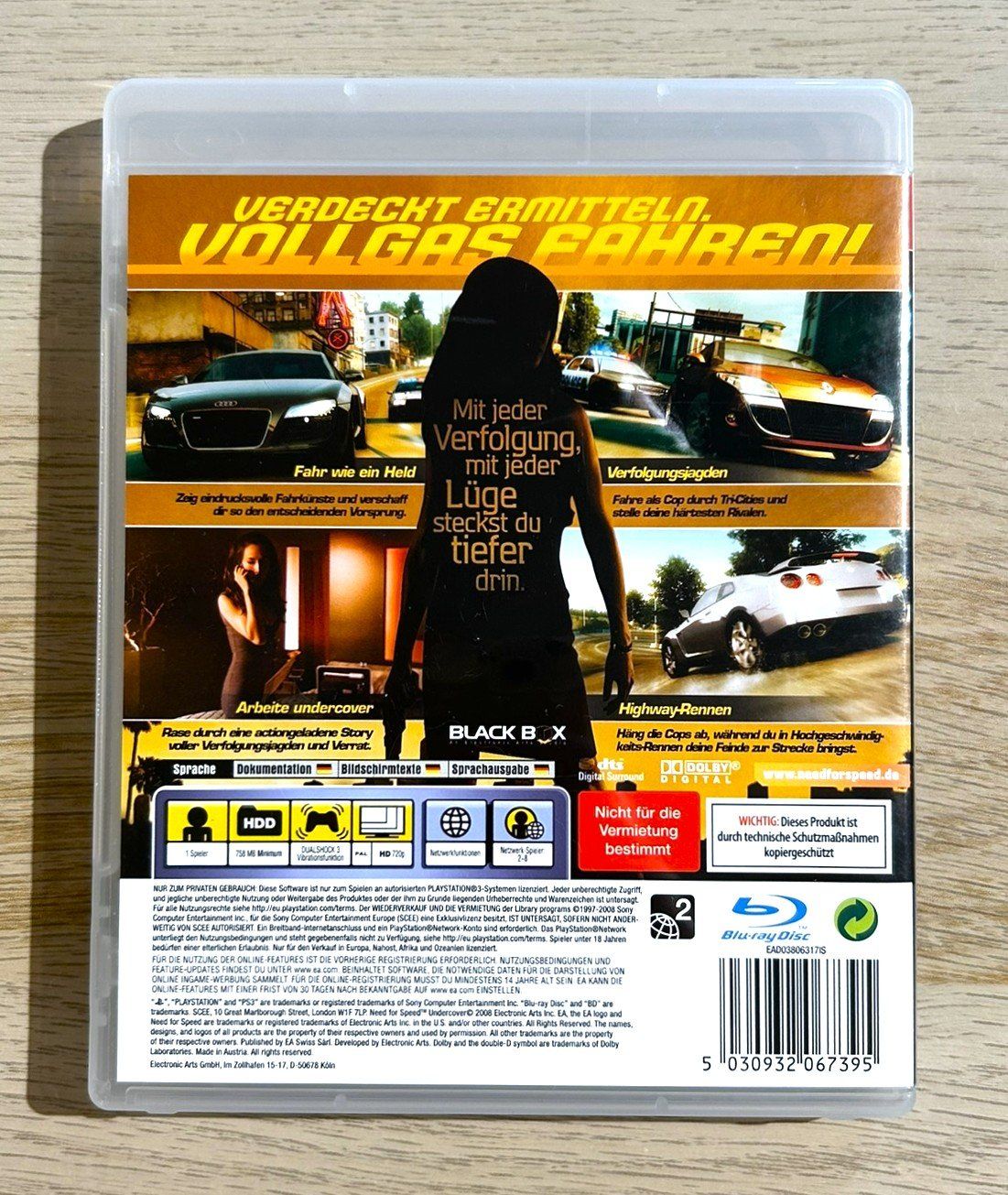 Sony Giochi: Need for Speed Undercover PS3 – Usato da St. Gallen venduto da Alpine.Arcade 1