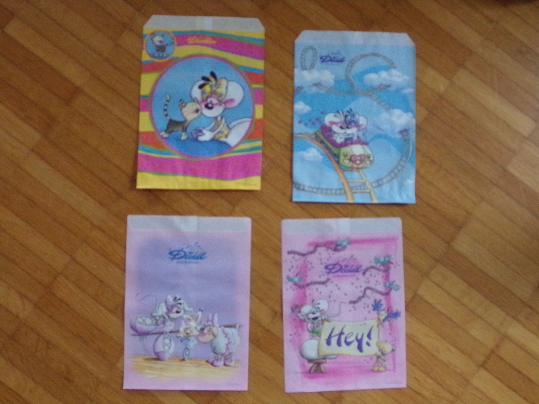 Carta: Diddl Papier tüten 4 Stück   Set O4 – Usato da Winterthur venduto da Jessi_di
