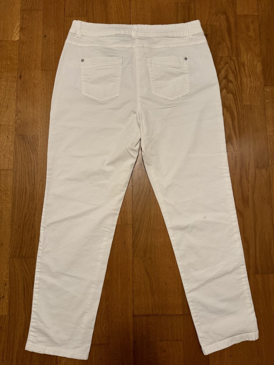 C&A Pantaloni: Weisse Hose von C&A in Grösse 42. – Usato da Adliswil venduto da StephanieAnnina 4
