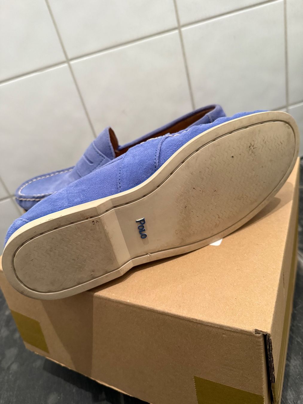 Ralph Lauren Scarpe da uomo: Polo Ralph Lauren Mokassin blau Gr. 41 – Usato da Chur venduto da spicebone 2