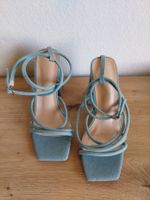 HELLBLAUE SANDALEN GR. 38 *NEU*