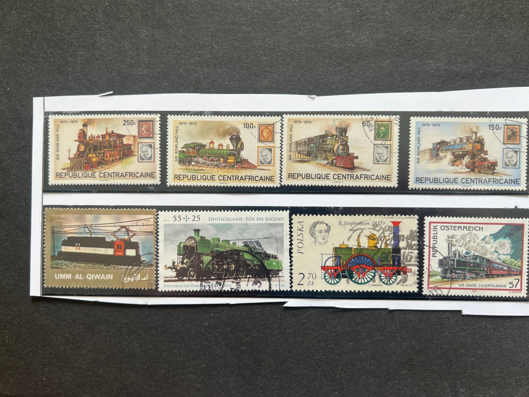 Tous les timbres: div. Länder   Eisenbahnen gest. (A335) – D'occasion à Hinwil par Sidi4