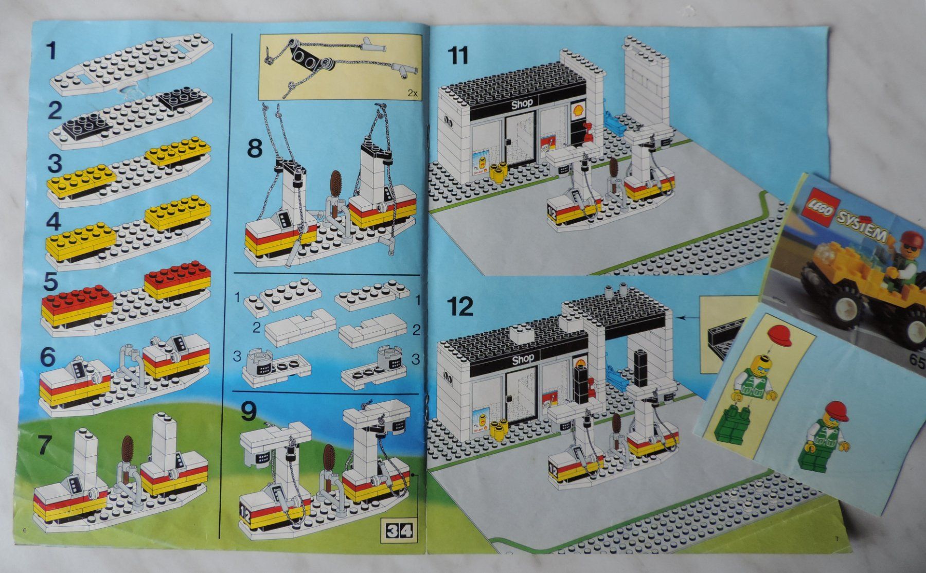 Lego Giocattoli: Shell Tankstelle, Set 6378 + Trail Ranger, Set 6514 – Usato da Burgdorf venduto da ursla50 7