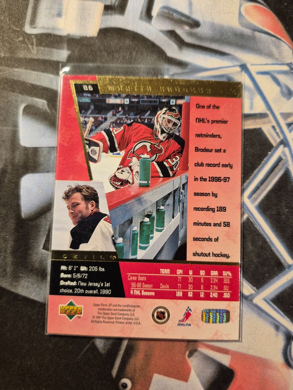 NHL Cartes à collectionner: NHL Martin Brodeur New Jersey Devils – D'occasion à Treiten par Sauber73 1