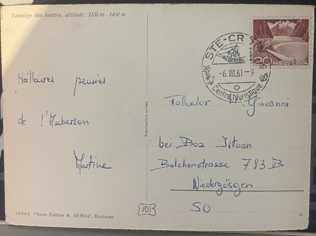 Alle Briefmarken: Briefkarte – Gebraucht aus Oberwil BL von dyl_htk9 2