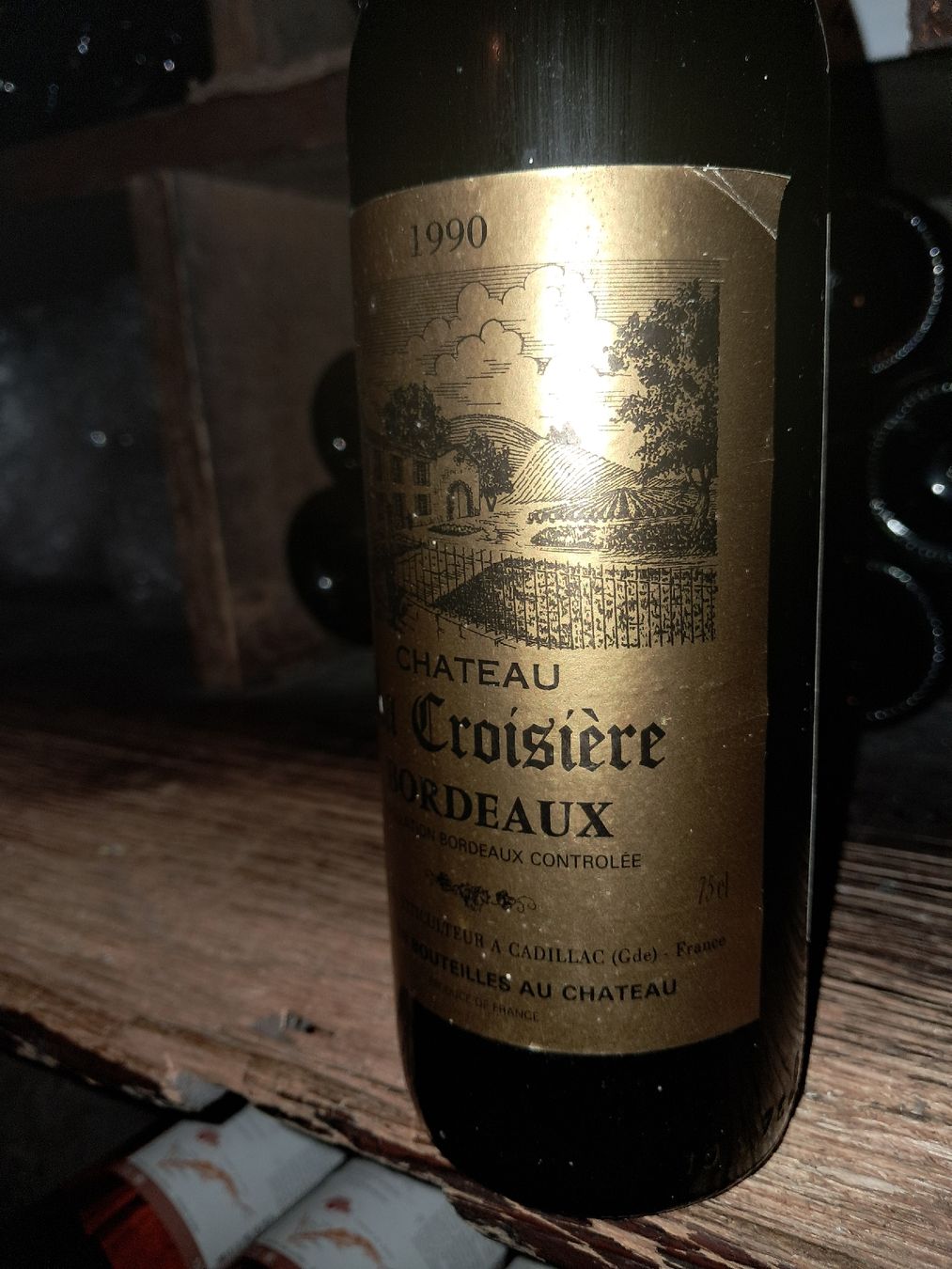 Vino: Château La Croisière Bordeaux 1990 – Nuovo e nell'imballaggio originale da Le locle venduto da juliensaran 3