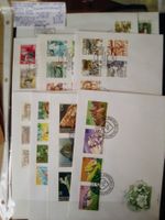 FL FDC+CH Dauerm. 1978-90,11 Br.,6MK,Postbeförderung,Burgen