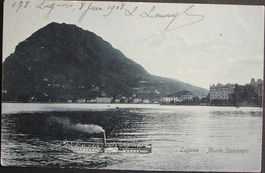 LUGANO Monte Salvatore - Dampfschiff