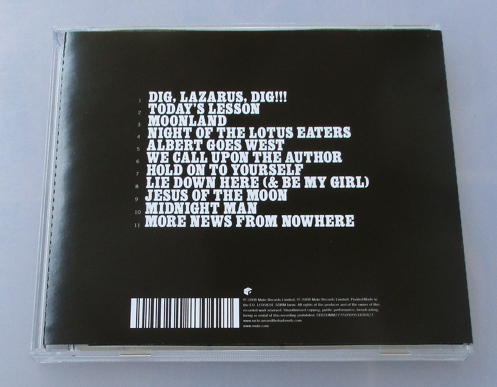 CDs: NICK CAVE - Dig, Lazarus Dig – D'occasion à Wattwil par Muriel11 1