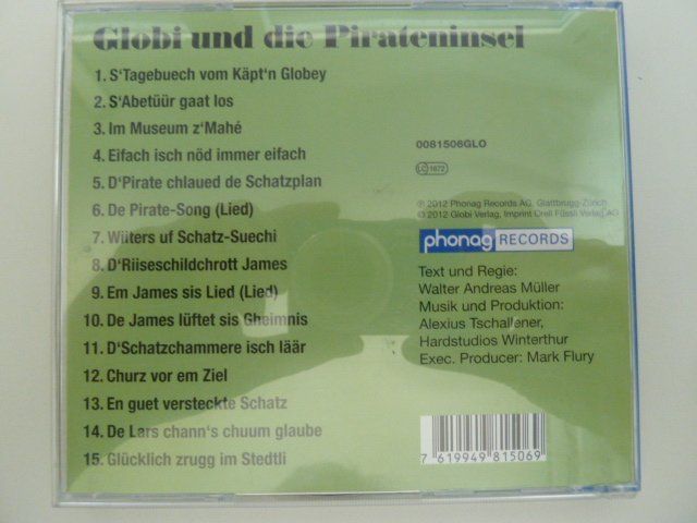 CD: Globi und die Pirateninsel – Usato da Au ZH venduto da sikoku 2