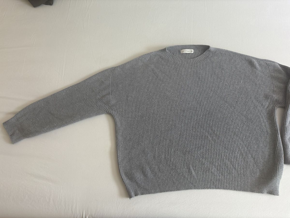 Maglioni & Felpe: Pullover grau gerippt Einheitsgroesse – Usato da Zürich venduto da maferv_23 1