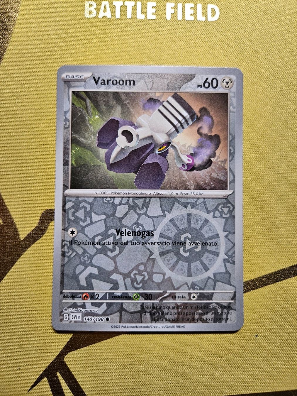 Pokémon Carte collezionabili: Scarlet & Violet - Varoom – Usato da Bellinzona venduto da Pokemarco