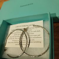 Creolen Tiffany & Co. Sterling Silber gebraucht 60