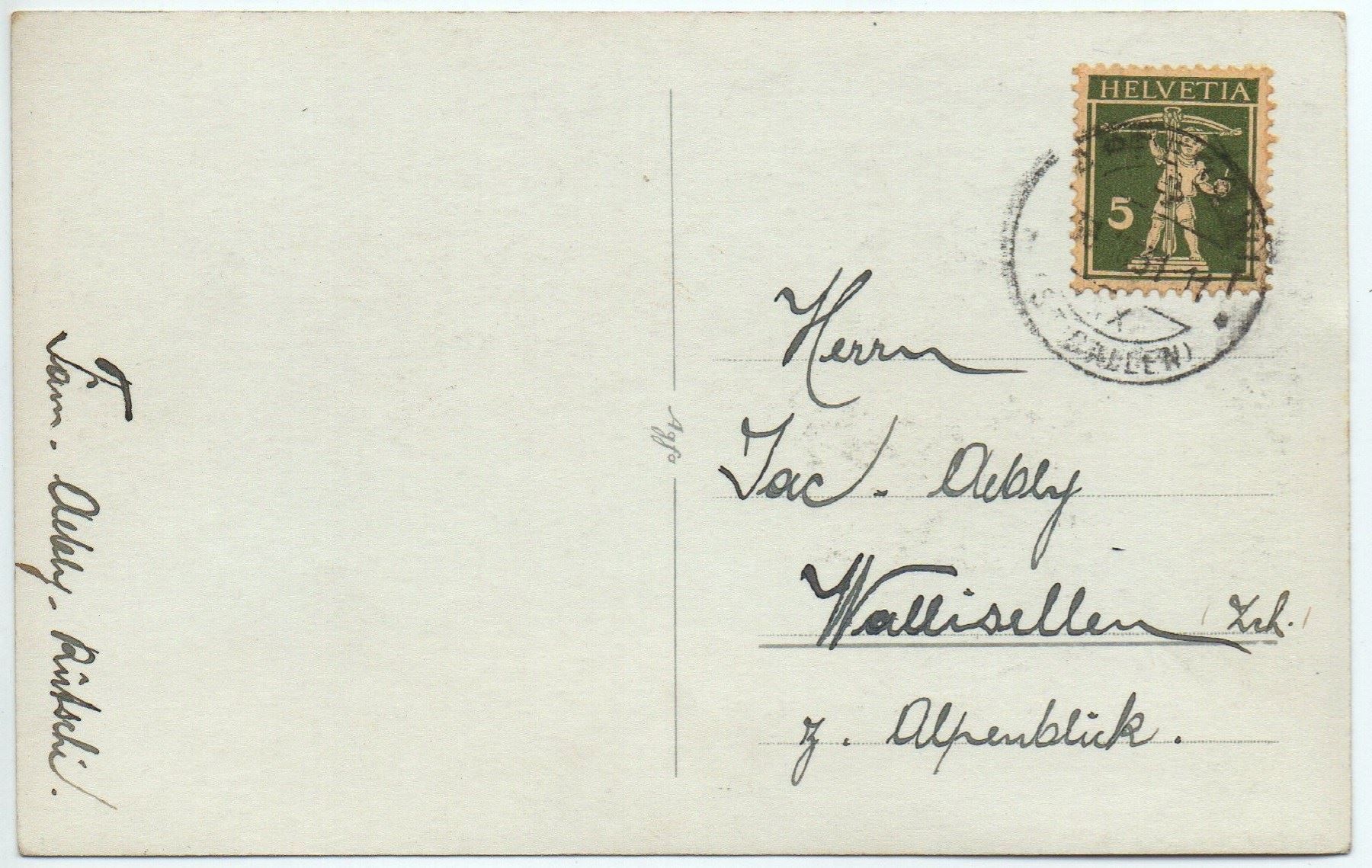 Cartes postales: RAPPERSWIL Glückwunsch Neujahr – D'occasion à Jona par philajona 1